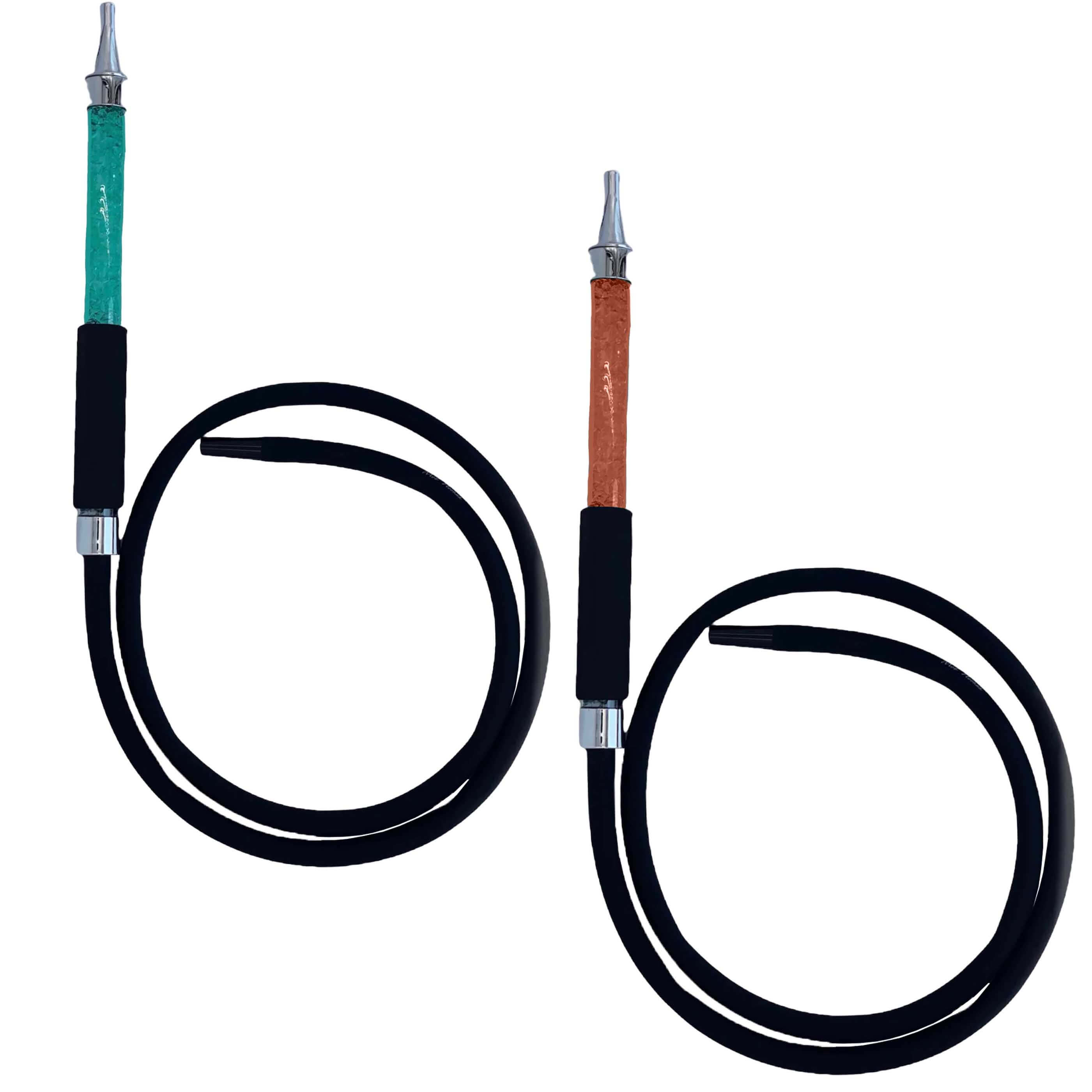 MOB Glycerine Ice Glass Hookah Hose | Assorted Colors product image